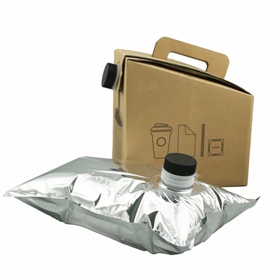 ถุงอลูมิเนียมฟอยล์ในกล่องพร้อมฝาปิด